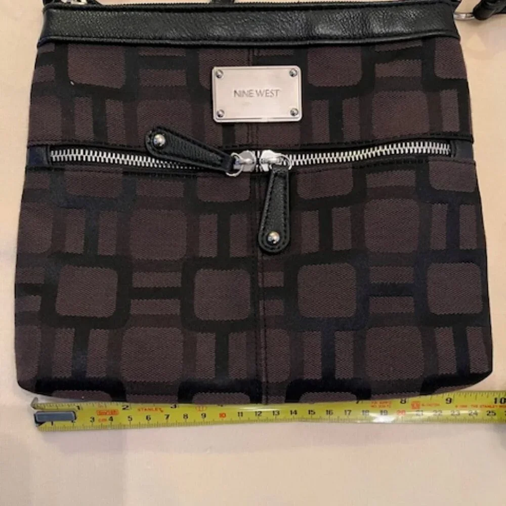 NINE WEST | Black Brown Crossbody Bag